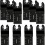 NEW SALE | 10PCS Oscillating Saw Blades Wood Metal Cutting Universal Quick Release Multitool Accessories Image 3