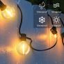Outdoor Festoon Lights Mains Powered 5.5M/18FT, Waterproof LED String Lights with 11 G40 Plastic Bulbs, Connectable Warm Light Patio String Lights for Garden, Porch, Christmas Party (FREE POSTAGE) Image 6