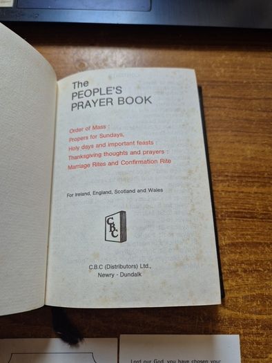 Vintage Confirmation Prayer Book with Bishop of Ossory Laurence Forristal 1981 People's Prayer Book