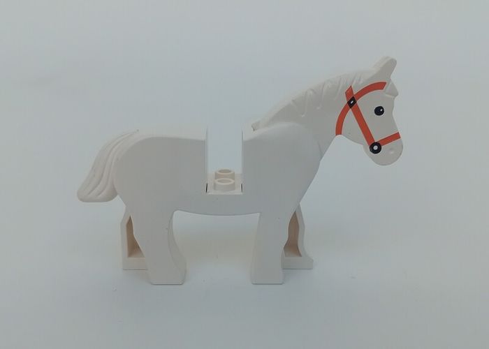 Vintage LEGO White Horse