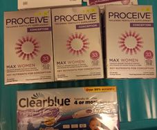 TTC Bundle Proceive Clearblue Ovulation test strips