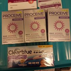 TTC Bundle Proceive Clearblue Ovulation test strips