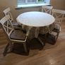 Round Dining Table   4  Chairs Set Image 2