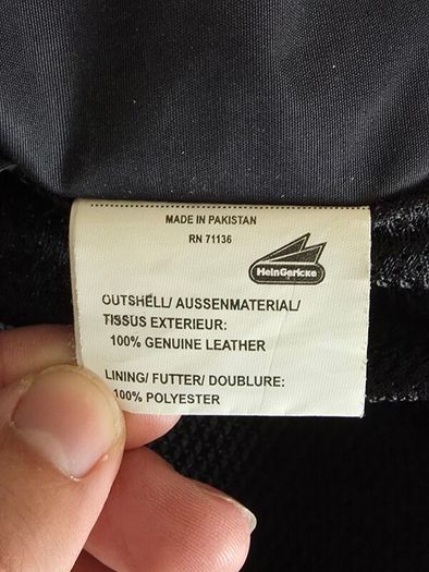 Vintage Hein Gericke Motorcycle Jacket Mens Size 58 XL