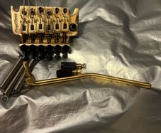 Floyd Rose FRT 1000 Original Tremolo bridge system gold fits Jackson esp charvel Ibanez fender Stratocasters BRAND NEW electric guitar parts accessories