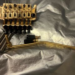Floyd Rose FRT 1000 Original Tremolo bridge system gold fits Jackson esp charvel Ibanez fender Stratocasters BRAND NEW electric guitar parts accessories