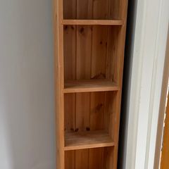 Solid wood hand crafted book case