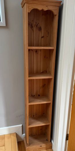 Solid wood hand crafted book case