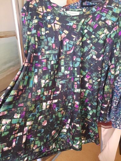 Bassini Multicoloured A Line Top , Size XL (UK 16/18) , Mint Condition