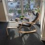 Rocking Chair and foot stool Image 3