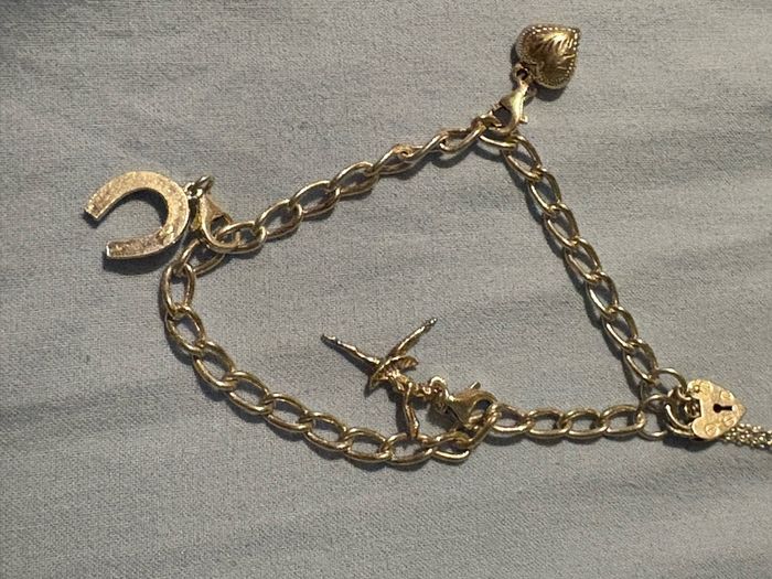 silver charm bracelet