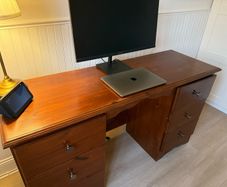 wooden desk/vanity