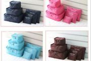 6 piece Luggage organising bags
