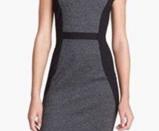Ted Baker Midi Dress with Houndstooth detail - Size TB 3 / Size 12