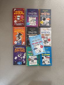 Diary of a wimpy kid books x 18