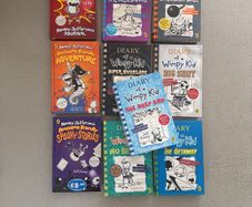 Diary of a wimpy kid books x 18
