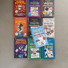 Diary of a wimpy kid books x 18