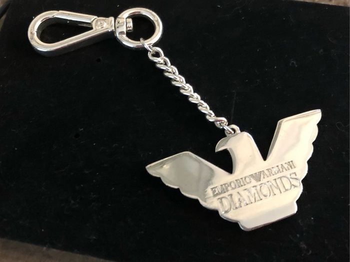 Emporio Armani diamonds key ring