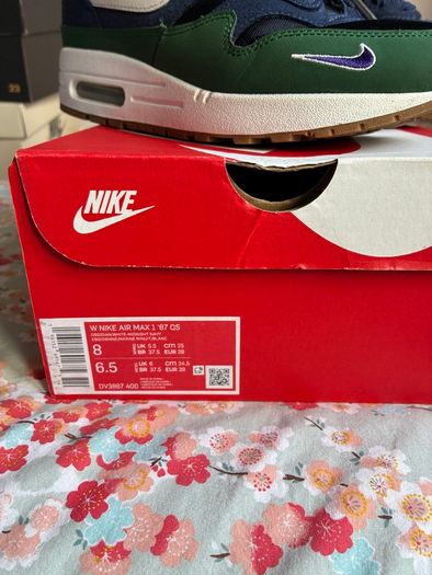 Air Max 1 Obsidian/White/Midnight Navy Womens