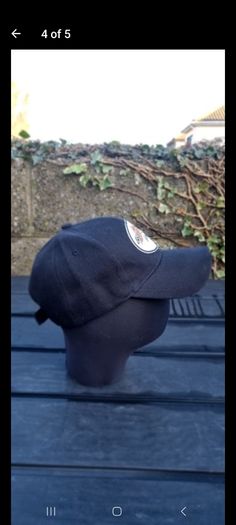 Hat with duck patch