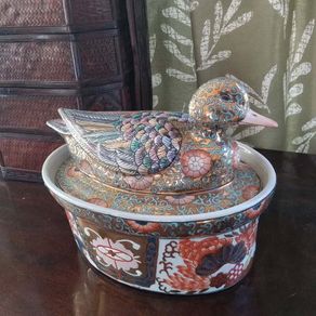 Vintage Chinese Duck Tureen