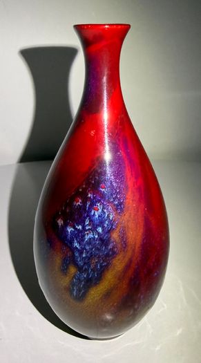 Masterpiece Antique Royal Doulton - SUNG Flambe Vase - Signed by both Noke and Moore (c.1925)