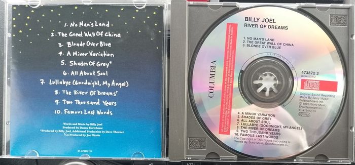 Billy Joel - River Of Dreams CD (1993) Reissue Pop Rock EX+