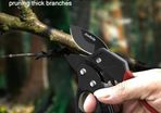 JiveSnip Professional Ratchet Anvil Pruning Shear Ratcheting Mechanism, Reinforced Design Handle Professional Bypass Garden Secateurs for Plants, Hedges, and Flowers