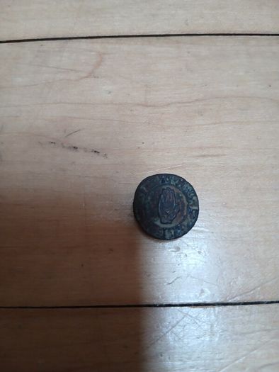 ITGWU lapel pin & Mint Irish penny