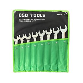 8-Piece Jumbo Metric Combination Spanners