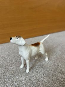 Small Vintage Beswick Foxhound Figurine