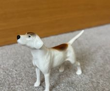Small Vintage Beswick Foxhound Figurine