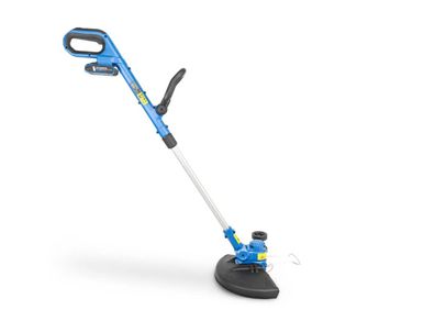 Hyundai 20V Cordless Grass Trimmer 30cm Cut, 2.0Ah Battery, Charger