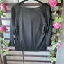 top Bnwt cowl draped neckline top baloot size 12 Image 6