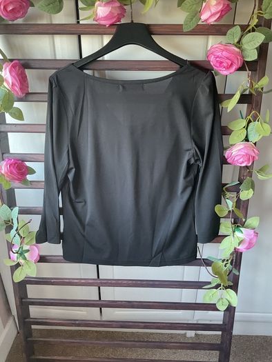 top Bnwt cowl draped neckline top baloot size 12