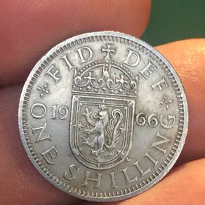 1966 One Shilling Elizabeth II