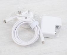 UK AU Plug Fit for Mac Pro Charger 87W USB C Power