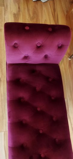 Velvet Bench  Wine/Burgundy