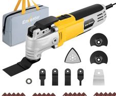 NEW SALE Oscillating Multi Tools, 300W 15000 22000 OPM Electric Corded Multi Tool, 6 Variable Speeds, 3 degree oscillation Angle, Quick-fit Blade Design, with 28pcs Accessories for Cutting, Sanding, Scraping