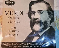 Verdi Operatic Choruses Aida Rigoletto Nabucco 7 inch EP