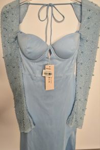 Luxurious Split "Oh Polly" Dress