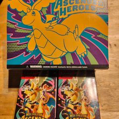 Pokemon Tcg Mega Evolution Ascended Heroes ETB and X2 booster bundle