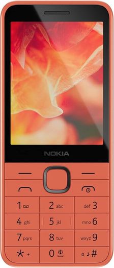 Nokia 215 4G TA-1613 Dual SIM Phone SimFree Unlocked, 2.4-Inch Size, Peach/ Used