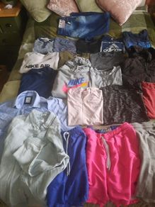 large bundle men's brand names mixed clothes