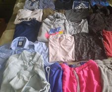 large bundle men's brand names mixed clothes