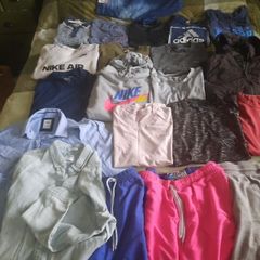 large bundle men's brand names mixed clothes