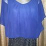 Jolie Moi blue/silver stunning party top size UK8/10 EUR36/38 Postage included Image 2