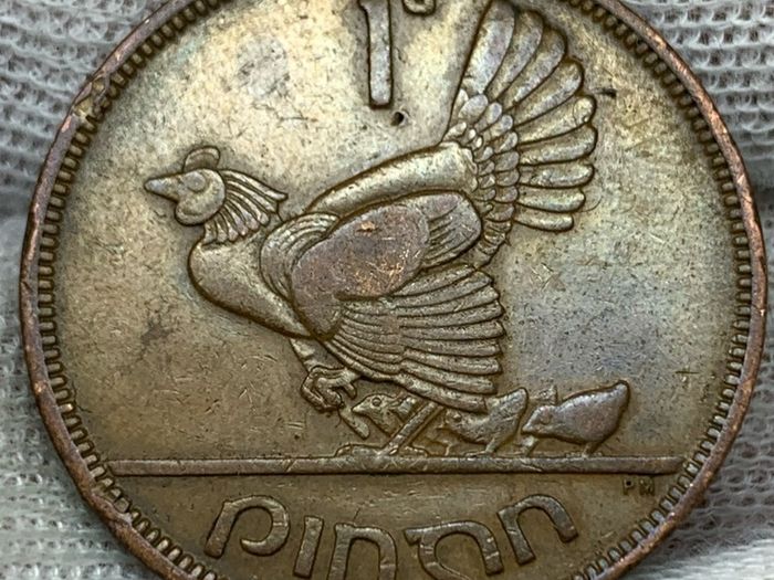 Ireland 1943 1d penny