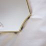Vintage Art Deco  Mirror with Brass Studded Border Image 4
