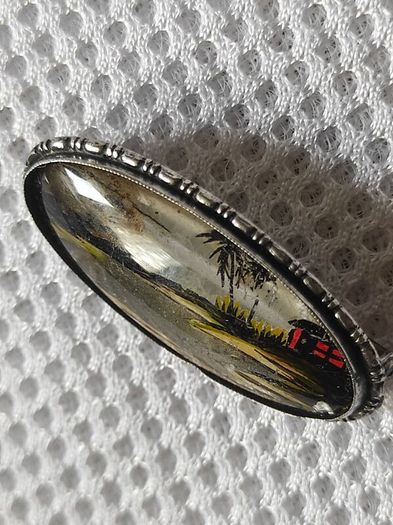 Vintage England sterling butterfly wings brooch